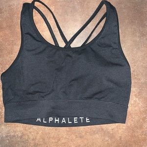 Alphalete Black Sports Bra Like New